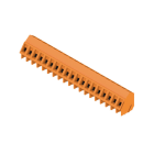 WEIDMÜLLER - Leiterplattenklemme, 5.00mm, Polzahl:19, Abgang: 135°, Zugbügelanschluss
