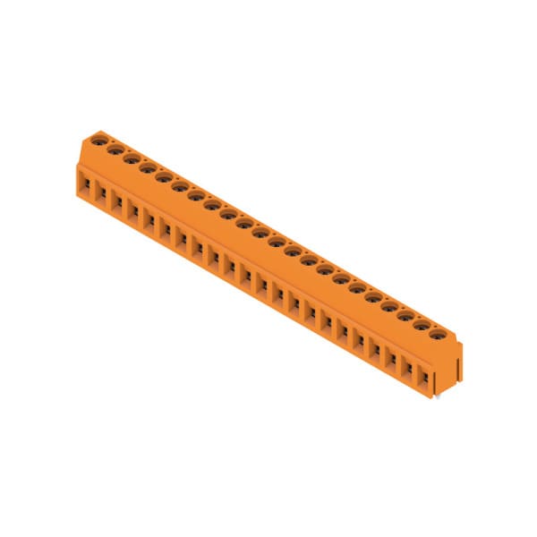 WEIDMÜLLER - Leiterplattenklemme, 5.00mm, Polzahl:22, Abgang: 90°, Zugbügelanschluss