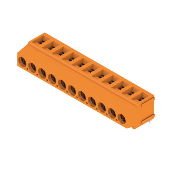 WEIDMÜLLER - Leiterplattenklemme, 5.00mm, Polzahl:11, Abgang: 180°, Zugbügelanschluss