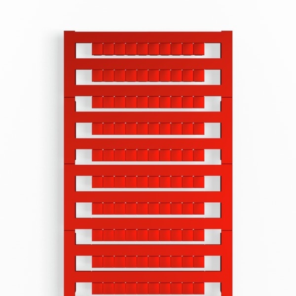 WEIDMÜLLER - Klemmenmarkierung, Raster 6mm, rot