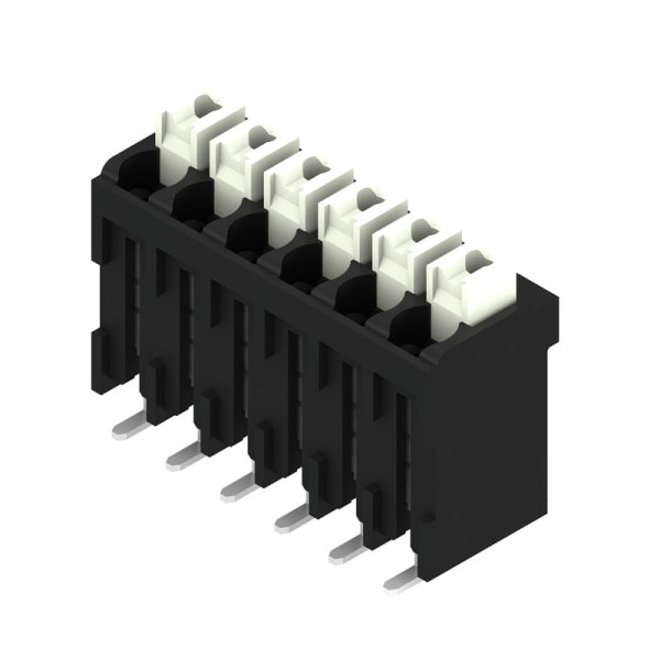 WEIDMÜLLER - Leiterplattenklemme, 3.50mm, Polzahl:6, Abgang: 180°, PUSH IN