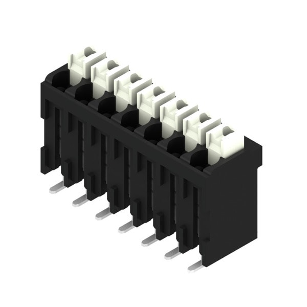 WEIDMÜLLER - Leiterplattenklemme, 3.50mm, Polzahl:7, Abgang: 180°, PUSH IN