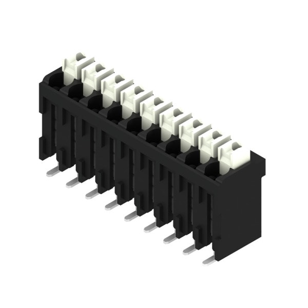 WEIDMÜLLER - Leiterplattenklemme, 3.50mm, Polzahl:9, Abgang: 180°, PUSH IN