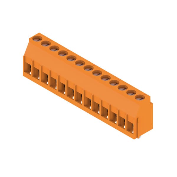 WEIDMÜLLER - Leiterplattenklemme, 5.00mm, Polzahl:13, Abgang: 90°, Zugbügelanschluss