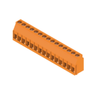 WEIDMÜLLER - Leiterplattenklemme, 5.00mm, Polzahl:15, Abgang: 90°, Zugbügelanschluss