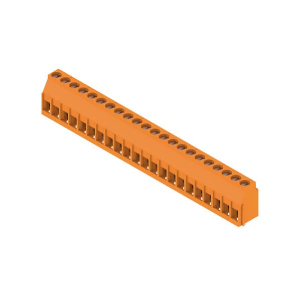 WEIDMÜLLER - Leiterplattenklemme, 5.00mm, Polzahl:22, Abgang: 90°, Zugbügelanschluss