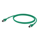 WEIDMÜLLER - Patchkabel, RJ45 IP20, RJ45 IP20, Cat.6A/ClassEA, LSZH, grün, 20m