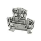 WEIDMÜLLER - Mehrstock-Reihenklemme, Schraubanschl, 2.5mm², 400V, grau