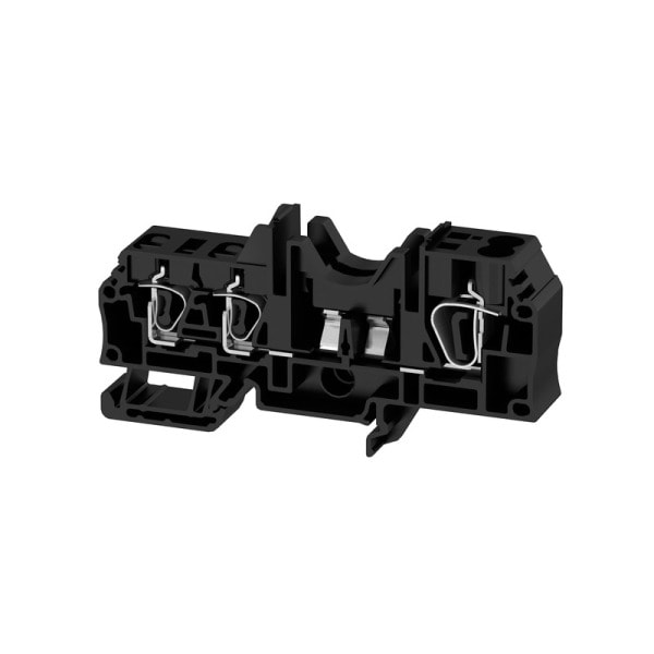 WEIDMÜLLER - Sicherungs-Reihenklemme, Zugfederanschluss, ohne LED, 6mm², 250, 57A, schwarz