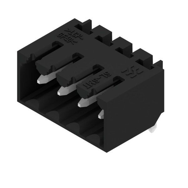WEIDMÜLLER - Leiterplattensteckverbinder (Platine), 3.50mm, Polzahl: 4, Abgangswinkel: 90°