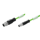 WEIDMÜLLER - Bus-Leitung Ethercat, M12-M8, Stift/Stift gerade, PUR 0.5m