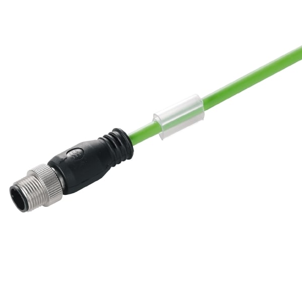 WEIDMÜLLER - Bus-Leitung Ethercat, M12-M12, Stift/Stift gerade, PUR 1.5m