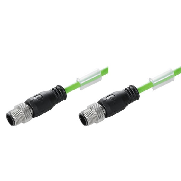 WEIDMÜLLER - Bus-Leitung Ethercat, M12-M12, Stift/Stift gerade, PUR 3m