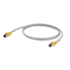 WEIDMÜLLER - Patchkabel crossover, RJ45 IP20, Cat.6a/Class EA, LSZH, grau, 20m