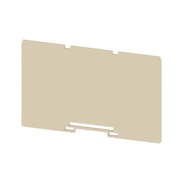 WEIDMÜLLER - Trennwand (Klemmen), Abschluss- und Zwischenplatte, 160x100mm, dunkelbeige
