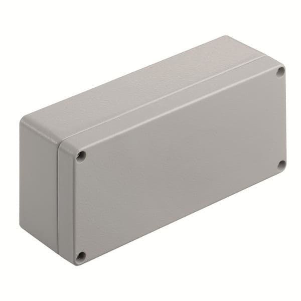 WEIDMÜLLER - Aluminium-Leergehäuse Klippon K, 175x80x57mm, Pulverbeschichtet, silbergrau