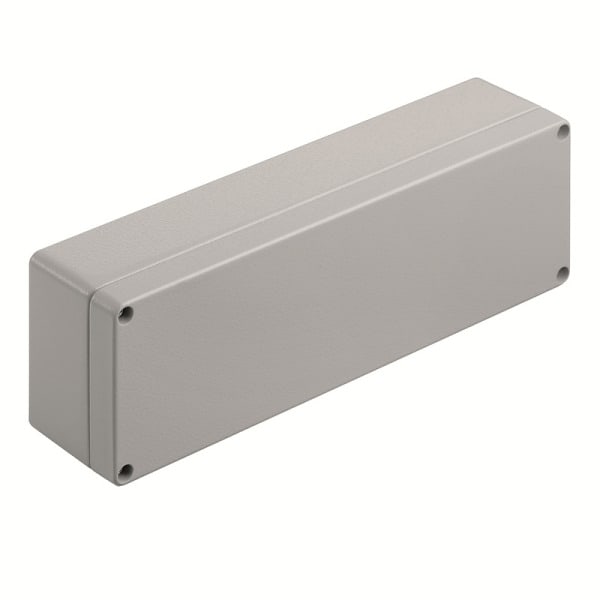 WEIDMÜLLER - Aluminium-Leergehäuse Klippon K, 250x80x55mm, Pulverbeschichtet, silbergrau