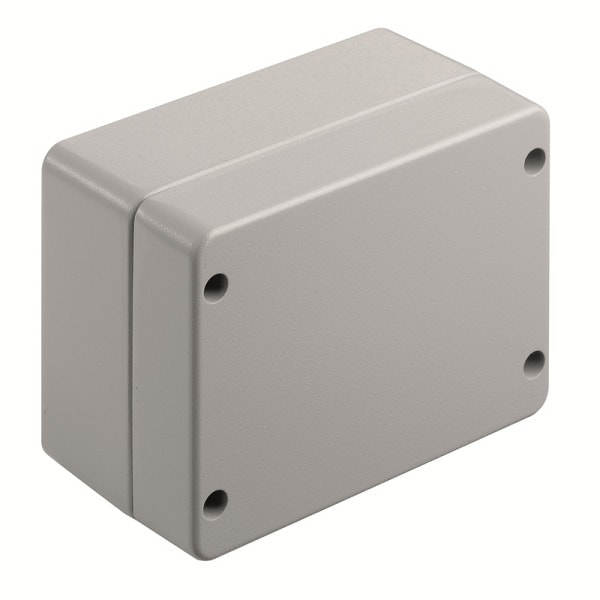 WEIDMÜLLER - Aluminium-Leergehäuse Klippon K, 170x130x90mm, Pulverbeschichtet, silbergrau