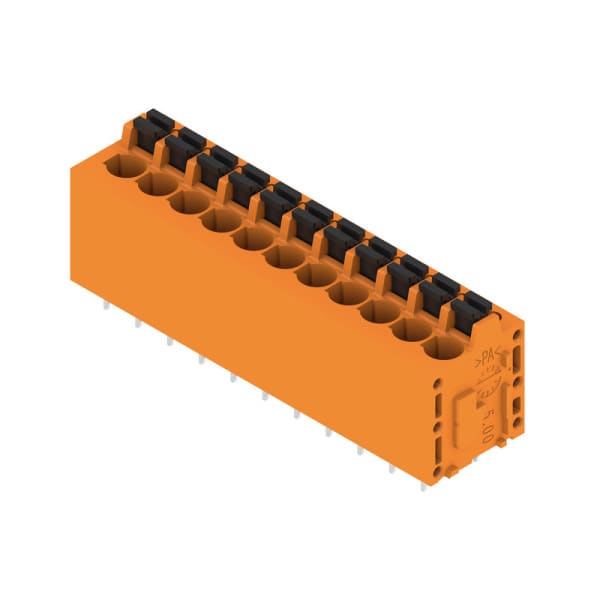 WEIDMÜLLER - Leiterplattenklemme, 5.00mm, Polzahl:11, Abgang: 180°, PUSH IN