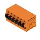 WEIDMÜLLER - Leiterplattenklemme, 5.00mm, Polzahl:6, Abgang: 90°, PUSH IN