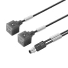 WEIDMÜLLER - Ventilleitung, Stecker gerade - Ventilstecker, Bauform A (18 mm), M12 = A-codiert