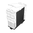 WEIDMÜLLER - Modular Gehäuse schwarz, Basiselement, Breite: 45mm