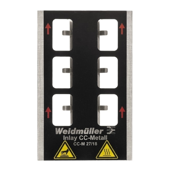 WEIDMÜLLER - Inlay Gerätemarkierer, CC-M 27/18, Ausführung: Aufnahme von 6 Schildern