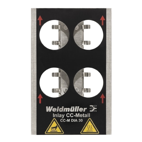 WEIDMÜLLER - Inlay Gerätemarkierer, CC-M DIA 30, Ausführung: Aufnahme von 4 Schildern