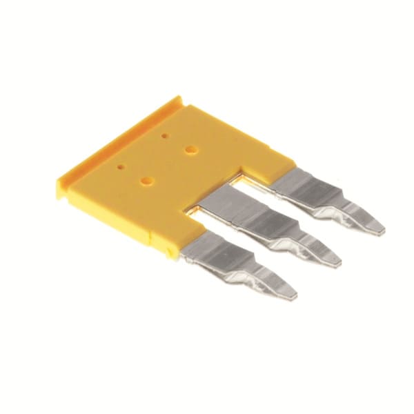 WEIDMÜLLER - Querverbinder, gesteckt, Pole:3, Raster 8.1mm, Isoliert, 41A, gelb