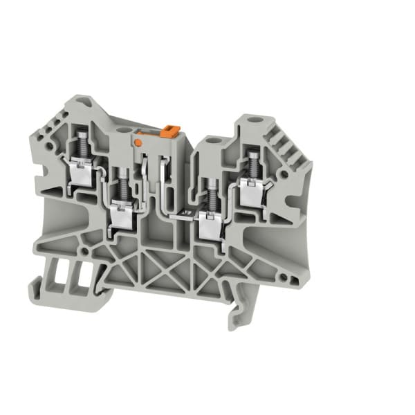 WEIDMÜLLER - Prüftrenn-Reihenklemme WTR, Schraub, 4mm², 500V, 27A, grau