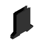WEIDMÜLLER - Modular Gehäuse, OMNIMATE Housing - Serie CH20M schwarz, Breite: 17.5mm