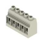 WEIDMÜLLER - Leiterplattenklemme, 15.00mm, Polzahl:5, Abgang: 90°, Zugbügelanschluss