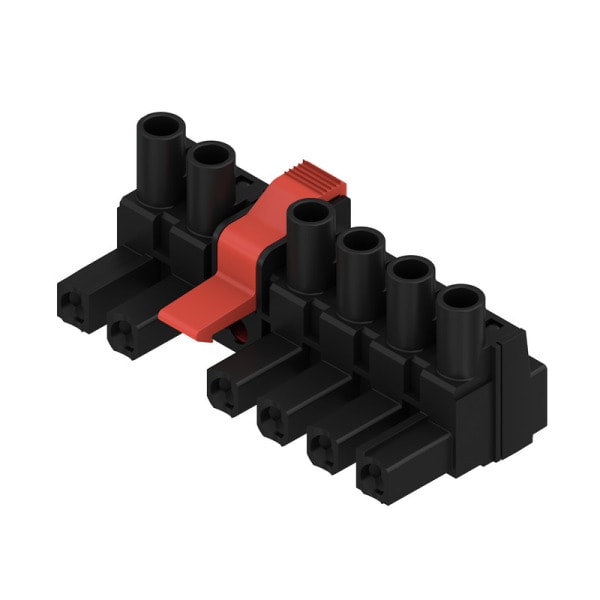 WEIDMÜLLER - Leiterplattensteckverbinder (Leiter), 7.62mm, Polzahl: 6, Zugbügelanschluss