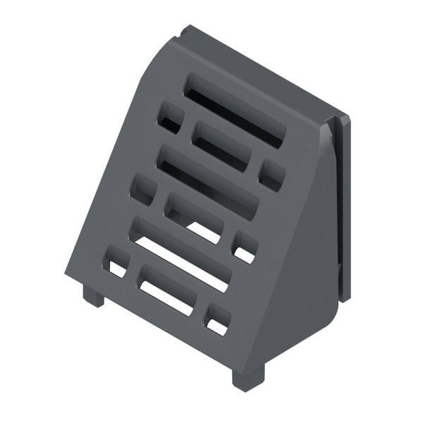 WEIDMÜLLER - Abdeckhaube, OMNIMATE Housing - Serie CH20M graphitgrau, Breite: 22.5mm