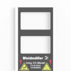 WEIDMÜLLER - Inlay Gerätemarkierer, CC-M 58/35, Ausführung: Aufnahme von 10 Schildern