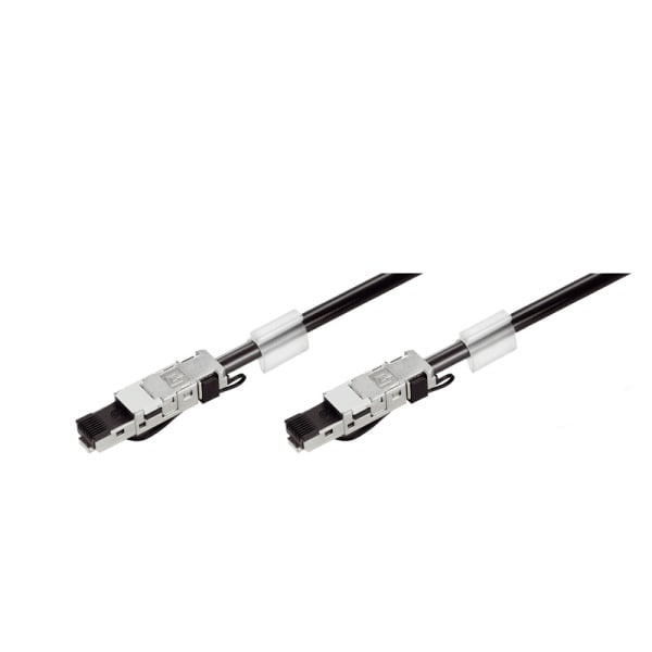 WEIDMÜLLER - Bahnkabel Huber+Suhner M12, RJ45 IP20, Cat5, Radox GKW S,1m