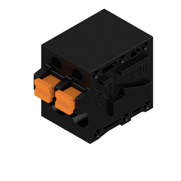 WEIDMÜLLER - Leiterplattenklemme, 5.00mm, Polzahl:2, Abgang: 90°, PUSH IN
