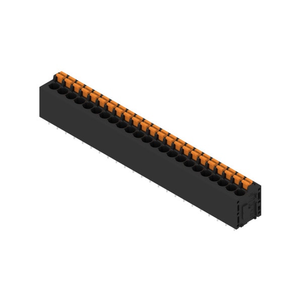 WEIDMÜLLER - Leiterplattenklemme, 5.00mm, Polzahl:23, Abgang: 180°, PUSH IN