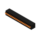 WEIDMÜLLER - Leiterplattenklemme, 5.08mm, Polzahl:20, Abgang: 90°, PUSH IN