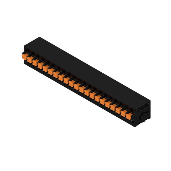 WEIDMÜLLER - Leiterplattenklemme, 5.08mm, Polzahl:21, Abgang: 90°, PUSH IN
