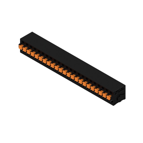 WEIDMÜLLER - Leiterplattenklemme, 5.08mm, Polzahl:23, Abgang: 90°, PUSH IN