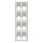 WEIDMÜLLER - Gerätemarkierung, selbstklebend, 27mm, PA 66, grau