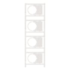 WEIDMÜLLER - Gerätemarkierung, selbstklebend, 36mm, PA 66, weiß