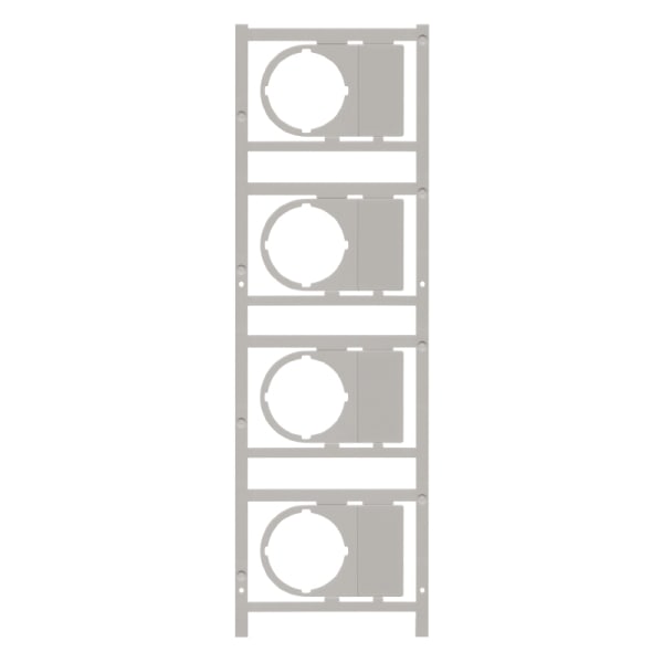 WEIDMÜLLER - Gerätemarkierung, selbstklebend, 36mm, PA 66, grau