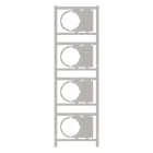 WEIDMÜLLER - Gerätemarkierung, selbstklebend, 36mm, PA 66, grau