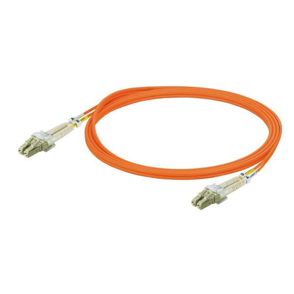 WEIDMÜLLER - Patchkabel Duplex-Klammer beigelegt, Multimode LC-LC IP20, 62.5µm, LSZH, 10m