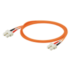 WEIDMÜLLER - Patchkabel Duplex-Klammer beigelegt, Multimode SC-SC IP20, 50µm, LSZH, 10m