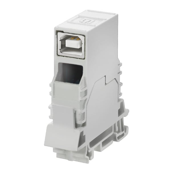 WEIDMÜLLER - Durchführungssteckverbindung USB, IP20, Anschluss 1: USB A, Anschluss 2: USB B