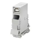 WEIDMÜLLER - Durchführungssteckverbindung USB, IP20, Anschluss 1: USB A, Anschluss 2: USB B