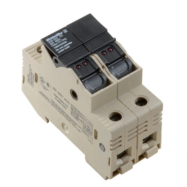 WEIDMÜLLER - Sicherungs-Reihenklemme, Schraubanschl, 25mm², 690V, 32A, dunkelbeige